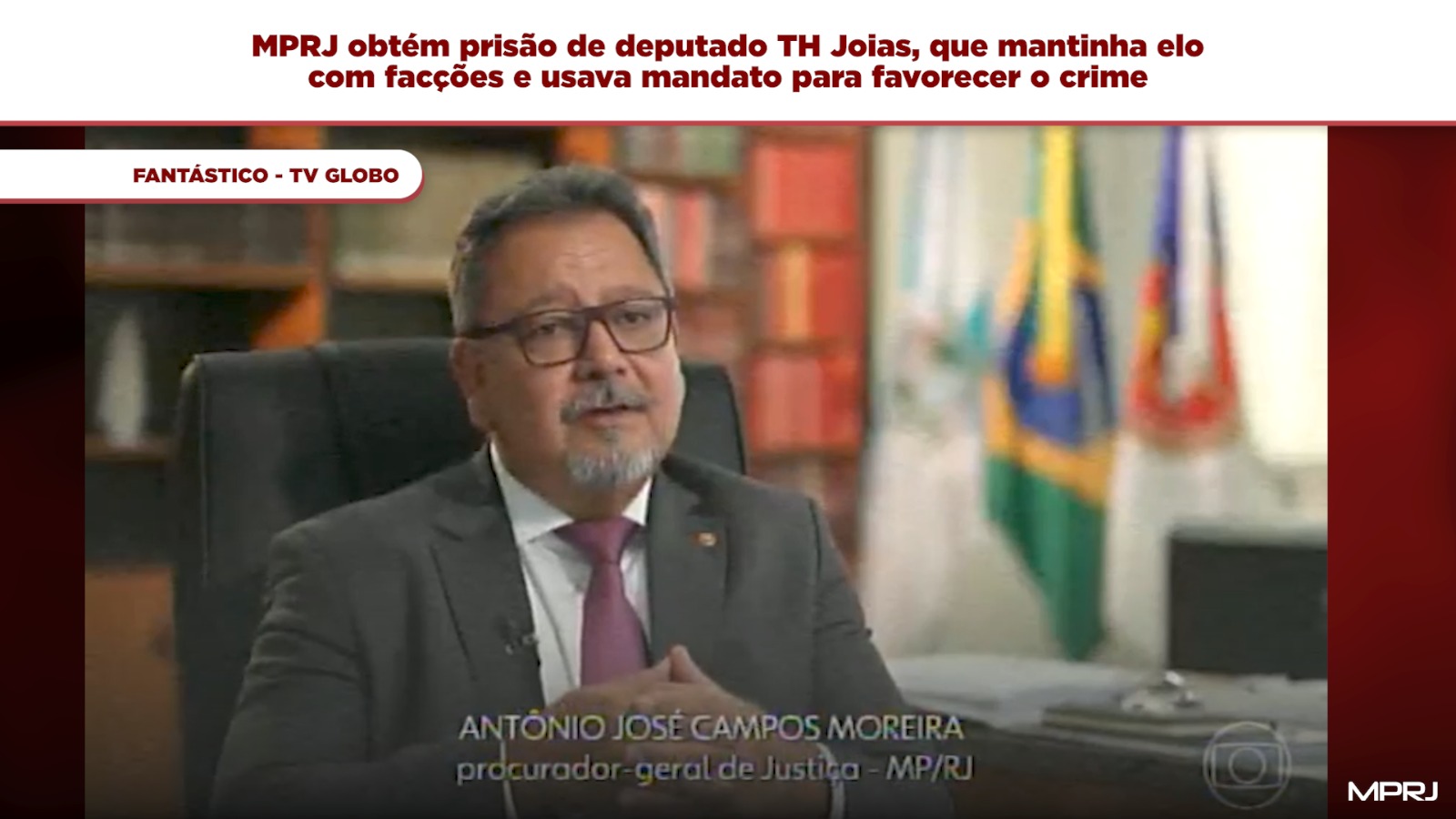 Imagem capa MPRJ obtém prisão de deputado TH Joias, que usava mandato para favorecer o crime